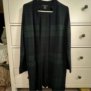 Plaid Knitted Sweater